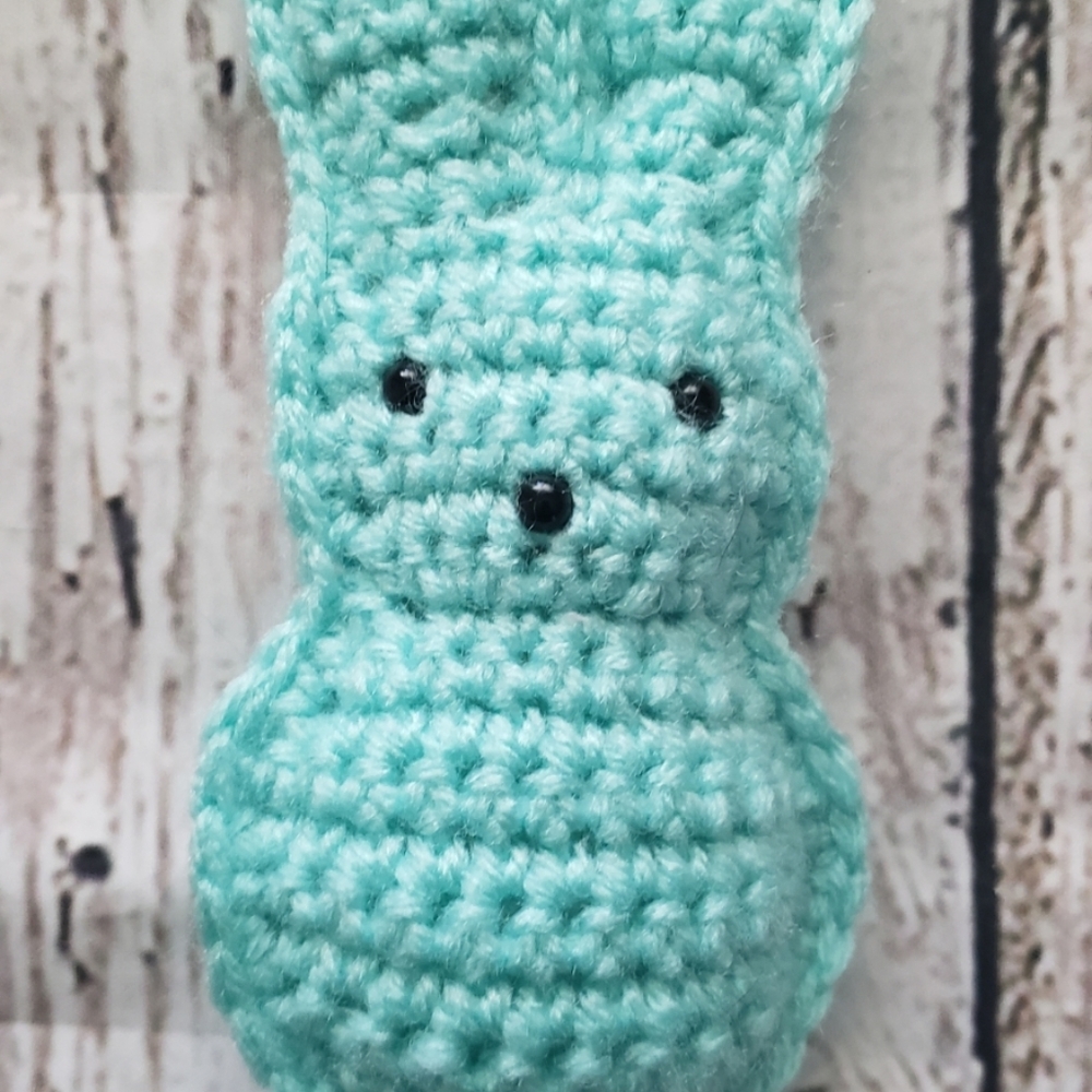 Mint color Crochet Peep - Picture 2 of 4